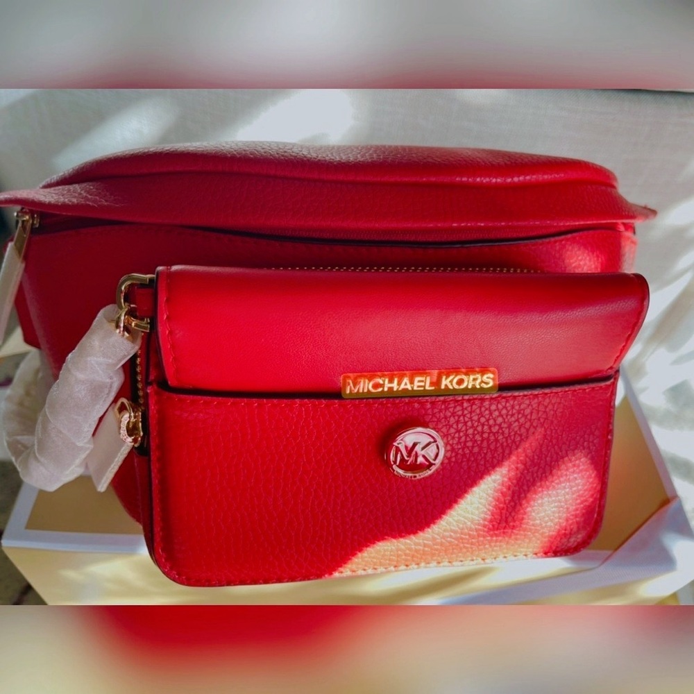 Authentic Michael Kors Maise Fanny Pack NWT
